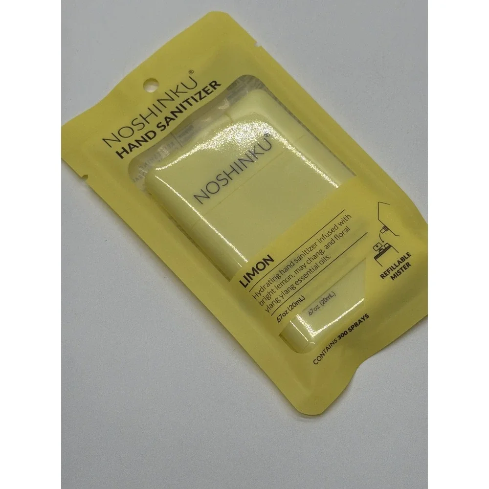 Noshinku Hydrating Hand Sanitizer Refillable Mister 5‎ Pack Eucalyptus Bergamot